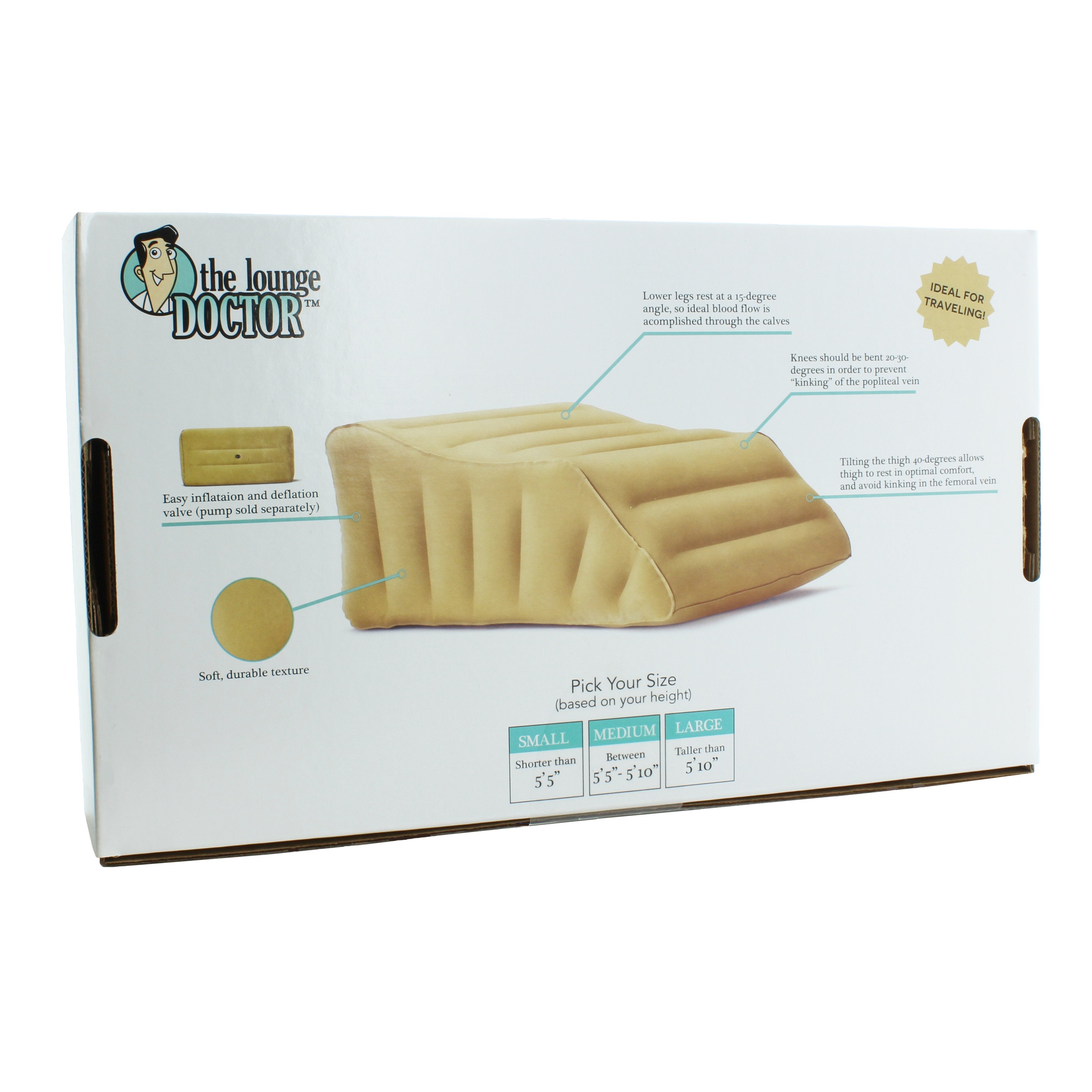 Leg doctor pillow top