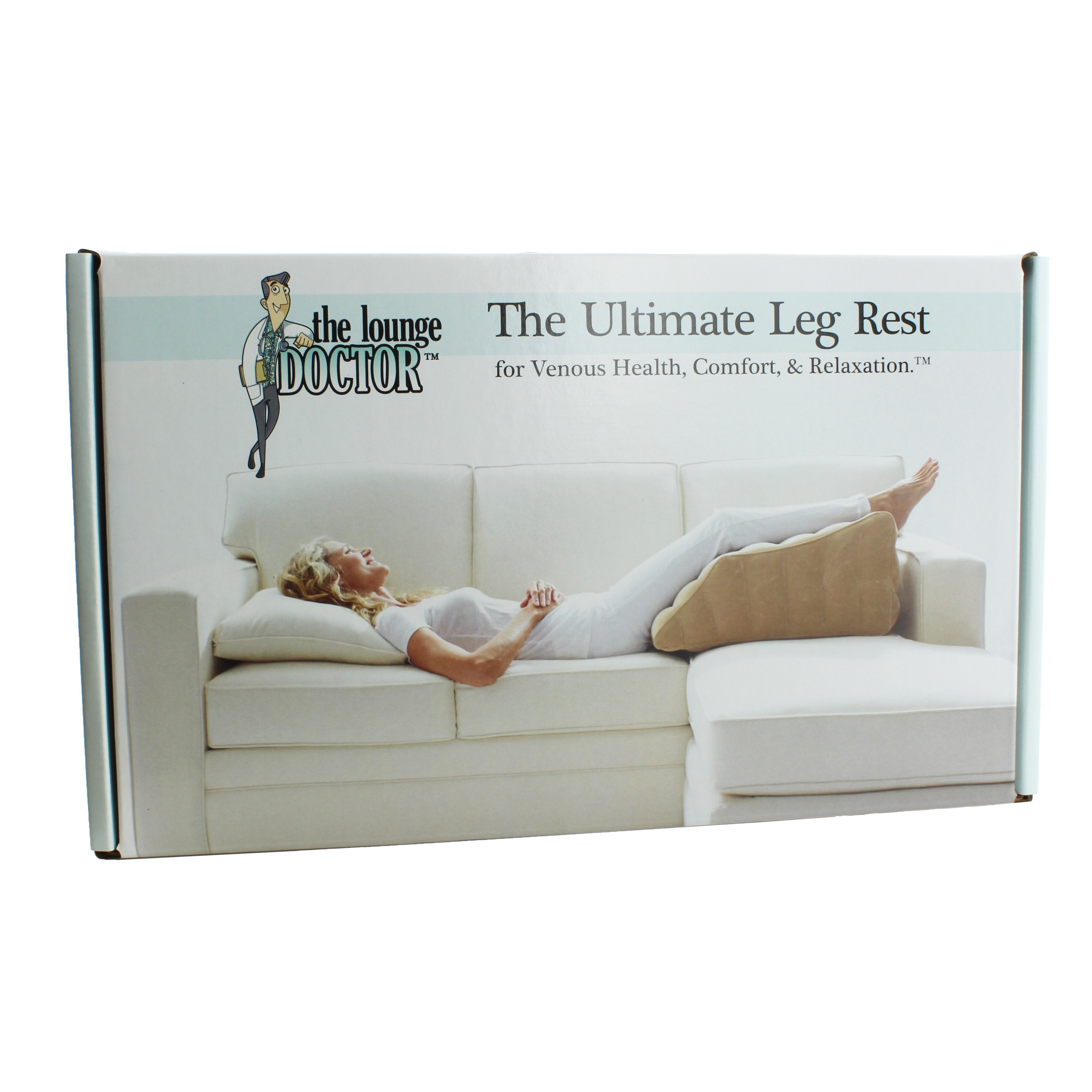 Lounge Doctor Leg Rest With Cooling Gel Memory Foam